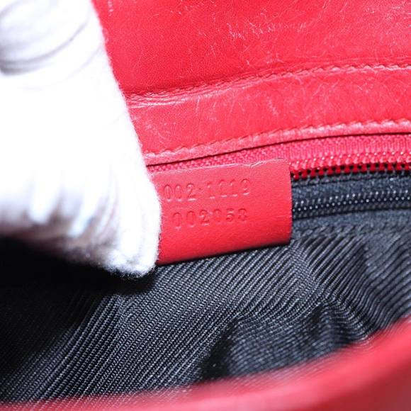 GUCCI GG Canvas Hand Bag Beige Red 002 1119 Auth 79632 - Picture 12 of 16